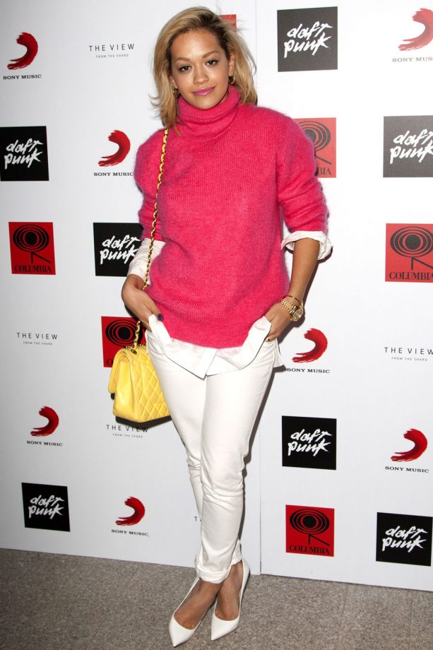 Rita Ora At The Daft Punk Random Access Memories Album Playback Party In London, 2013