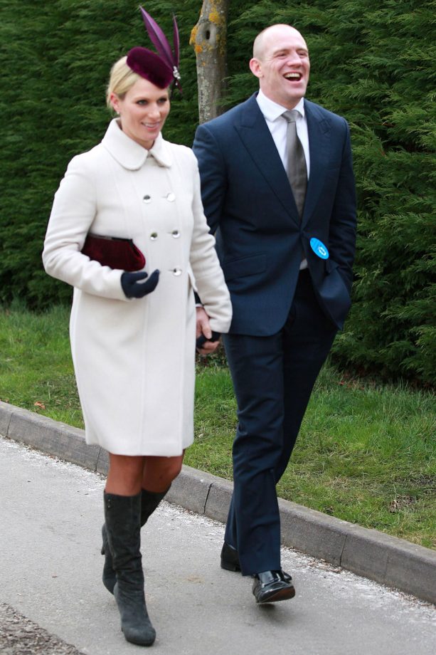Zara Phillips Does Chic Maternity Style At The Cheltenham Festival With Mike Tindall, 2013