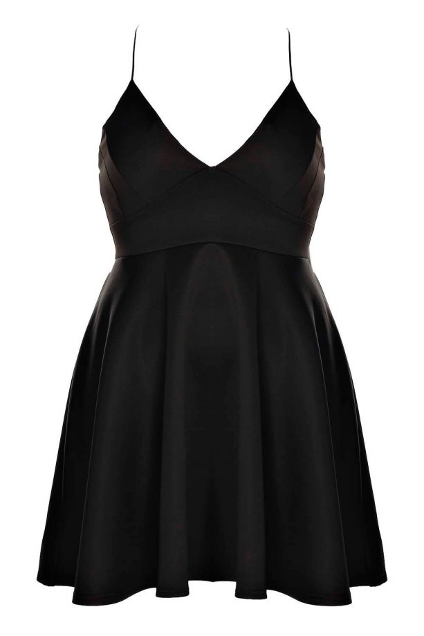 Boohoo Plunge Neck Skater Dress, £20