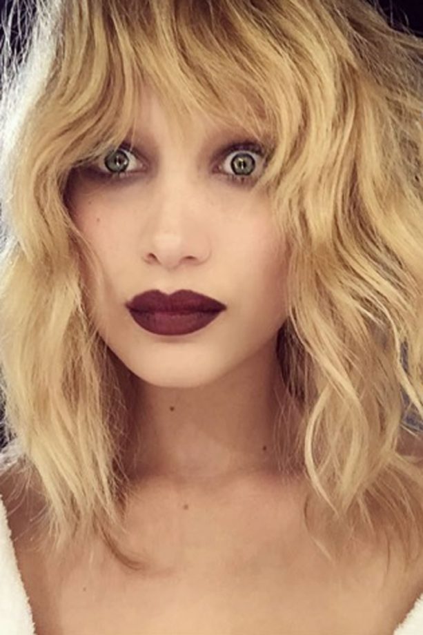 Bella Hadid Does A Kylie Jenner In Instagram Photo, 2015