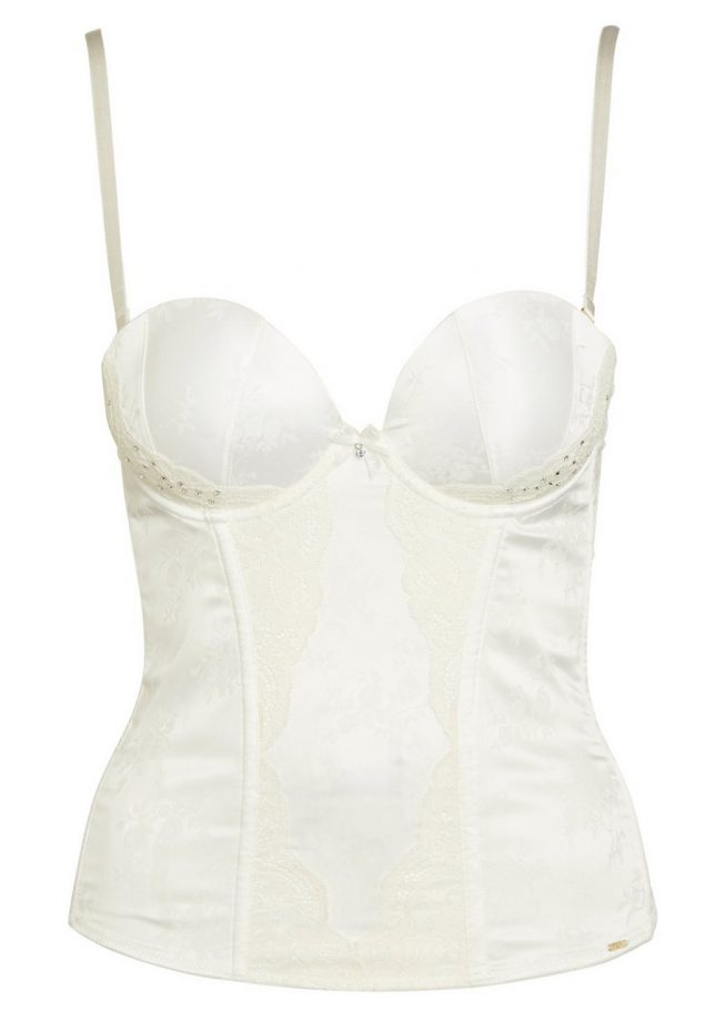 F&F Signature Cara Bridal Basque with Swarovski® Elements, £16