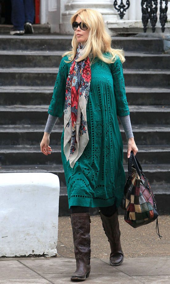 Claudia Schiffer Pregnant, 2010