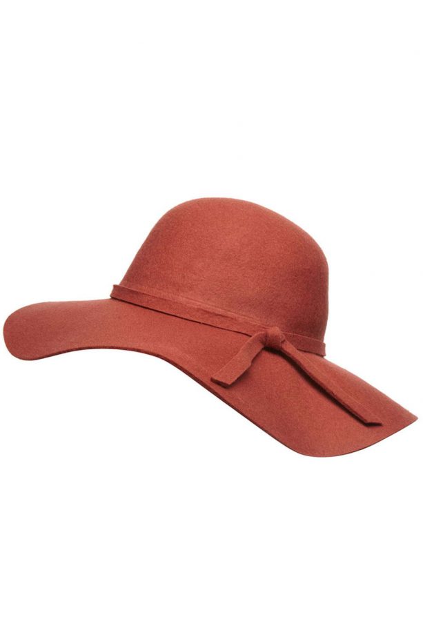 Dorothy Perkins Rust Felt Floppy Hat, £14