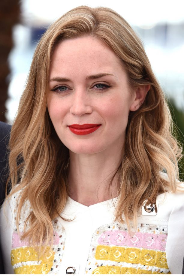 Emily Blunt Debuts Her New Sun-Kissed Locks At Cannes, 2015