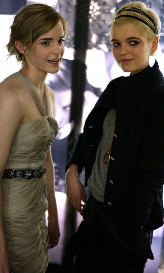 Emma Watson With Pixie Geldof, November 2008