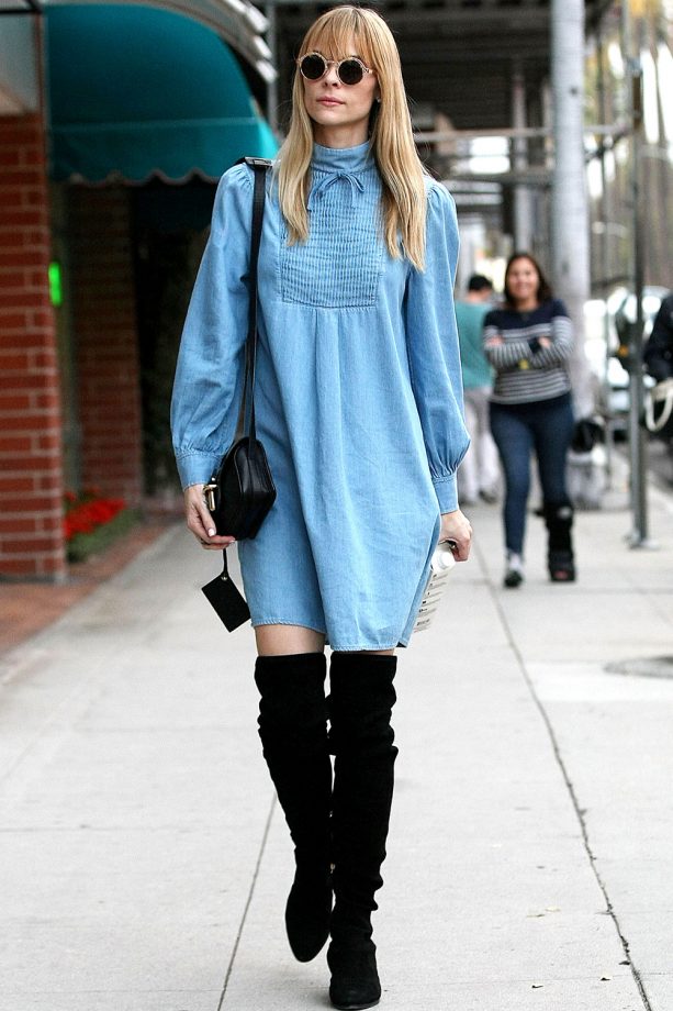 Jaime King Nails Off-Duty Maternity Style In LA, 2015