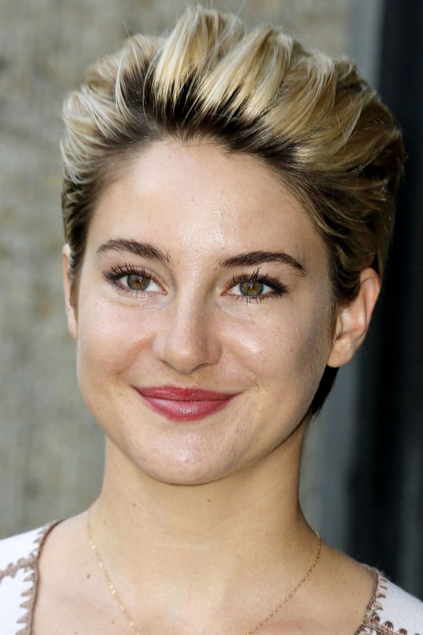 Shailene Woodley Debuts Her New Blonde Crop During Paris Fashion Week, 2014