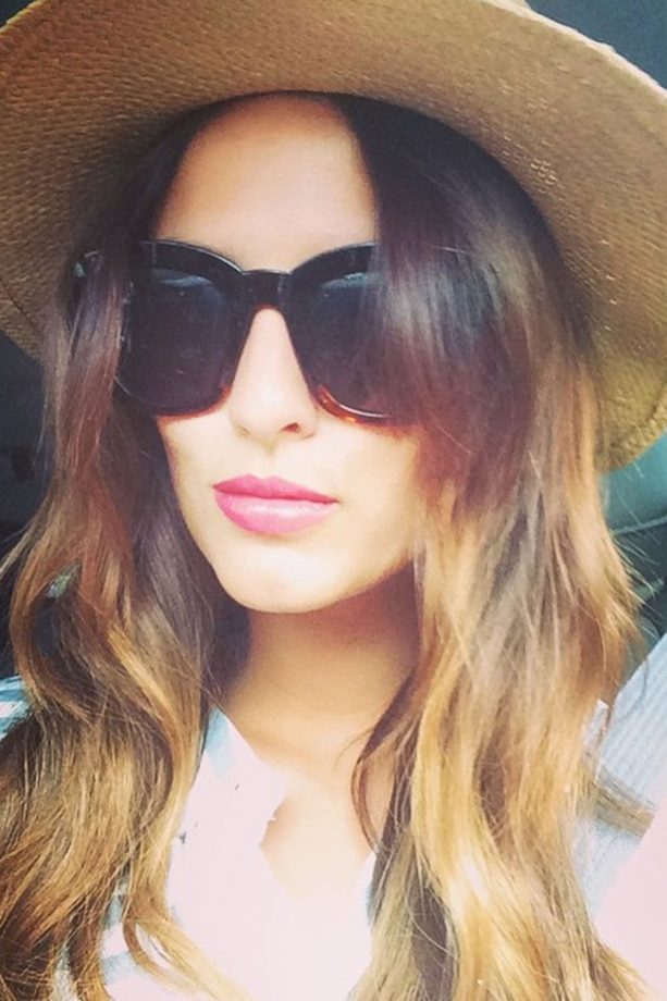 Lucy Watson Boasts Summery Extensions, 2015