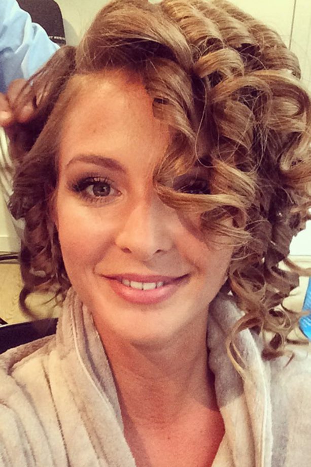 Millie Mackintosh Shows Off Her Super Curly Hair On Instagram, 2015