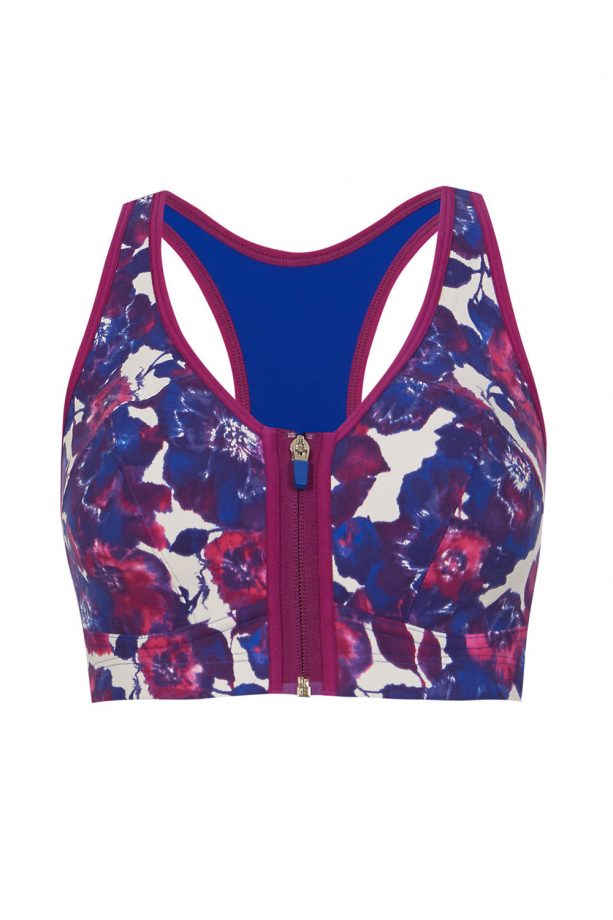 M&S Extra High Impact Zip Front Non-Wired Sports Bra, £22.50
