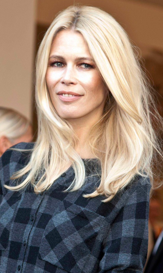 Claudia Schiffer's Incredible Blonde Hairdo, 2011
