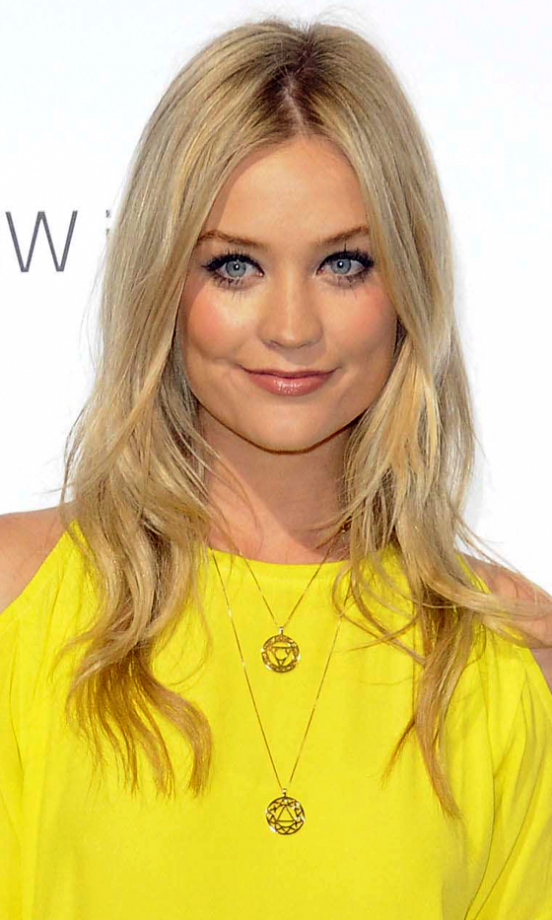 Laura Whitmore Goes For Simple Blonde Waves, 2013