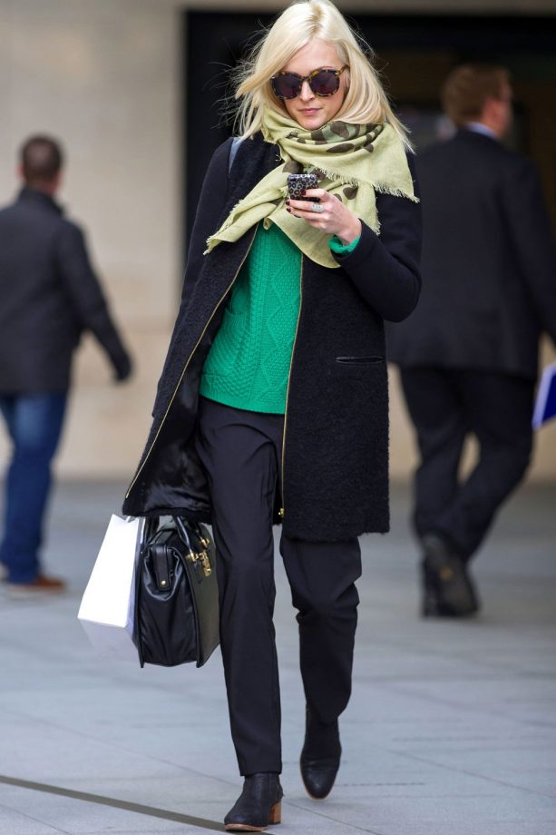 Fearne Cotton At The BBC Radio 1 London Studios, 2013