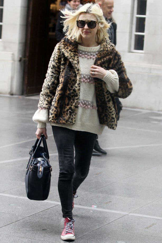 Fearne Cotton At The BBC Radio 1 London Studios, 2014