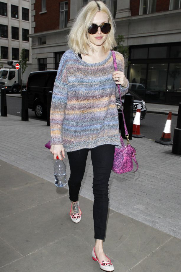 Fearne Cotton At The BBC Radio 1 London Studios, 2014