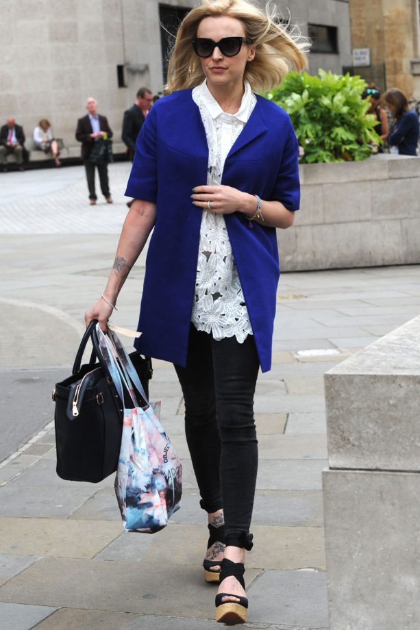 Fearne Cotton At The BBC Radio 1 London Studios, 2014