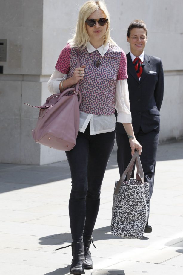 Fearne Cotton At The BBC Radio 1 London Studios, 2014