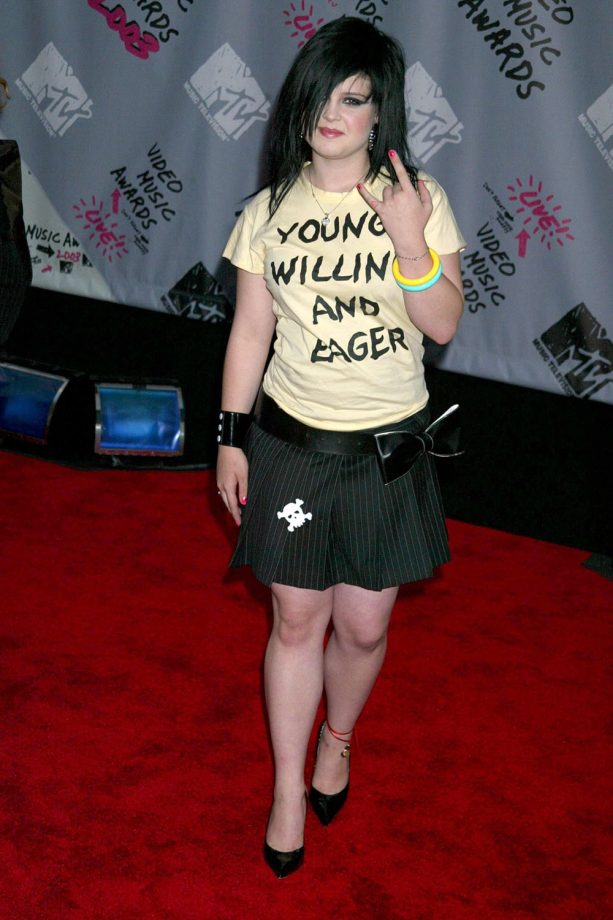 Kelly Osbourne Is Young Willing And Eager At The MTV Awards, 2003