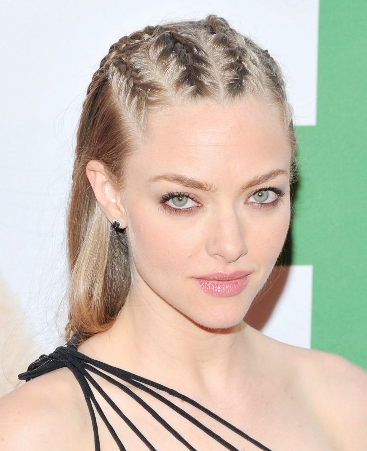 Amanda Seyfried's Edgy Tripe Braid, 2015