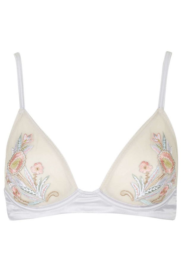 Topshop Floral Underwire Bra, £22
