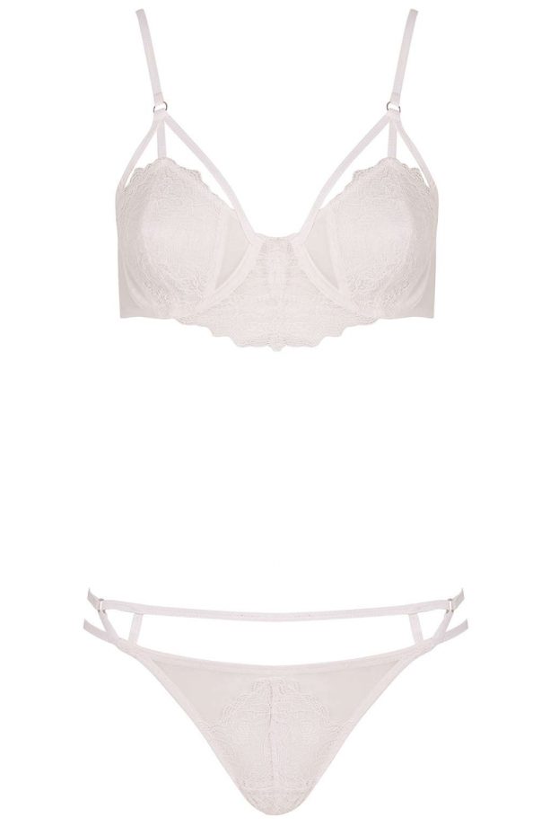 Topshop Mesh And Lace Bra And Knickers, £30