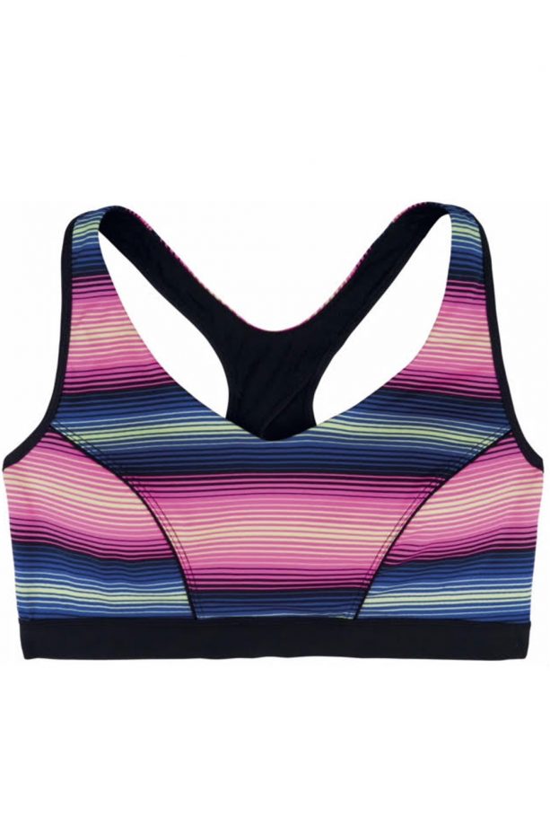 Marie Meili Rainbow Medium Impact Gym Bra, £18