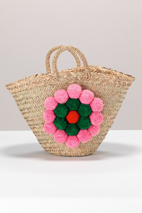 Rae Feather Basket Beach Bag, £135
