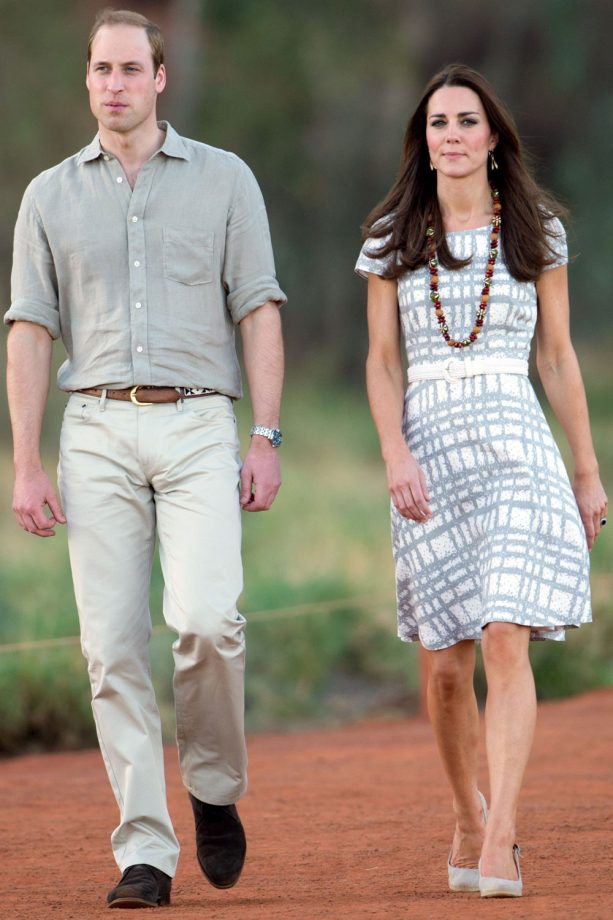 Kate Middleton Does Safari Glamour As She Visits Uluru, Australia, With Prince William, 2014
