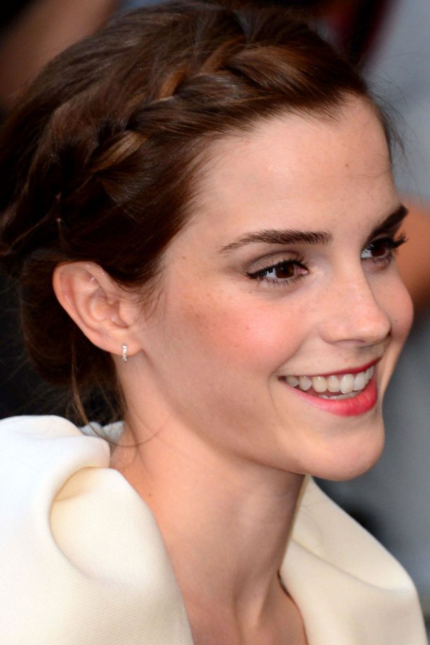 Emma Watson Plaits One Side Of Her Hair For The GQ Men Of The Year Awards, 2013