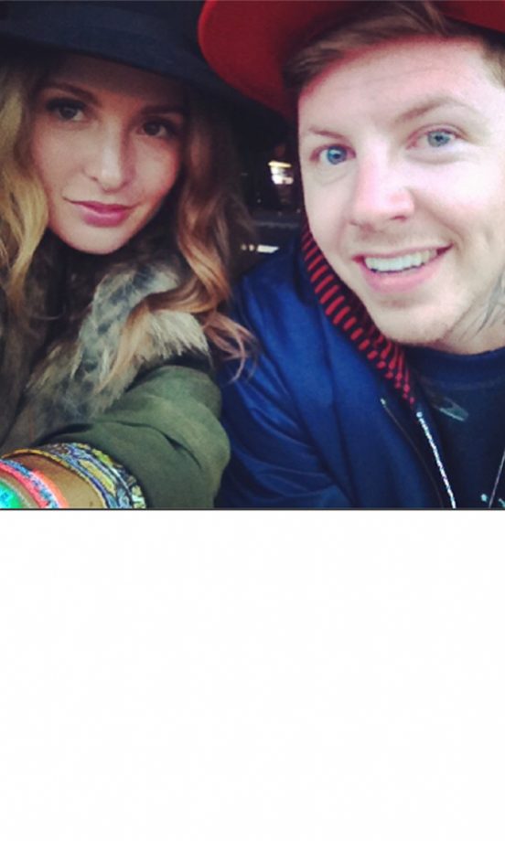 Millie Mackintosh Also Shares A Mugshot Of Her And Fiance Professor Green As They Party On Down Together At Glastonbury, 2013