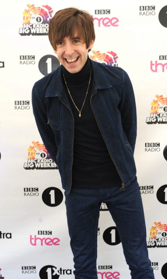 Miles Kane Sticks To His Mod Cut And Skinny Fit Denim Suit Combo At Radio 1's Big Weekend, 2013