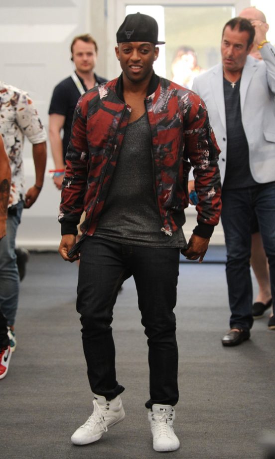 Oritse Williams Flips His Cap Back For His Performance At The Barclaycard British Summer Time Festival, 2013