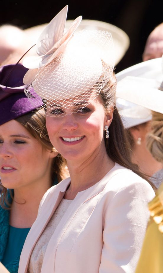Kate Middleton, Duchess Of Cambridge, Wearing Jenny Packham, At The Queen's 60th Coronation Anniversary Service, Westminster Abbey, 2013