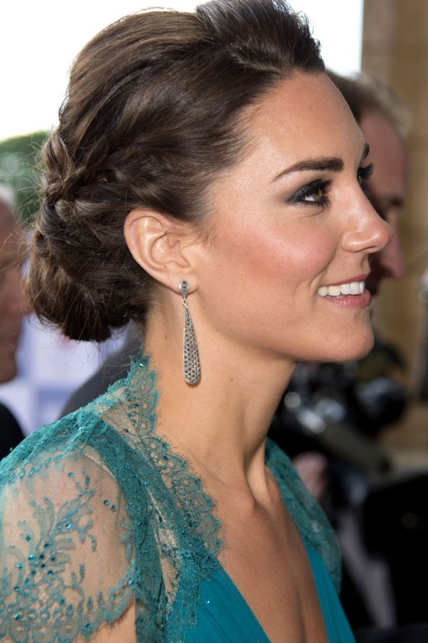 Kate Middleton Opts For A Plaited Updo At The BOA Olympic Concert, 2012