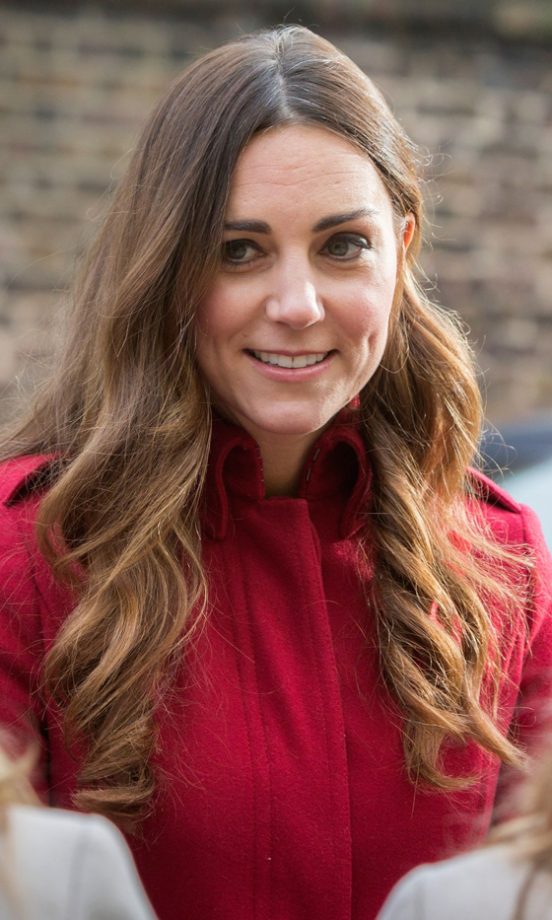 Kate Middleton, Duchess Of Cambridge, Stays Warm And Stylish In A Crimson Winter Coat At The Royal British Legion Poppy Appeal In London, 2013