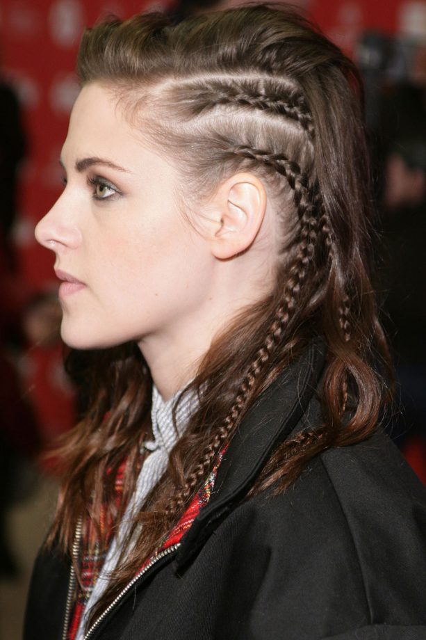 Kristen Stewart Does Edgy Side Plaits At Sundance Film Festival, 2014
