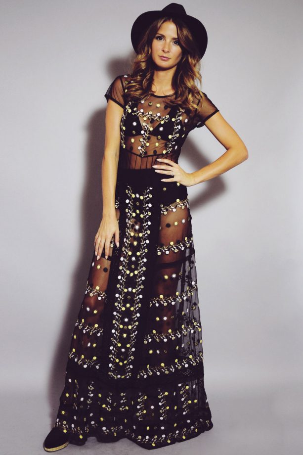 Millie Mackintosh Goes For The Floral Boho Look, 2014