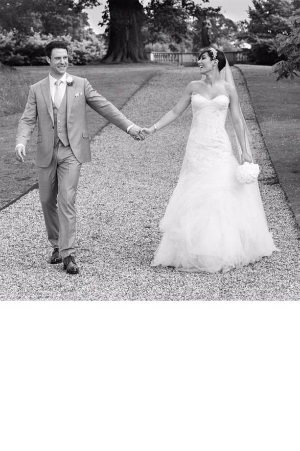 Frankie Sandford And Wayne Bridge On Their Big Day, 2014