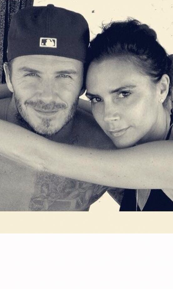 David Beckham And Victoria Cosy Up On Holiday Together, 2013