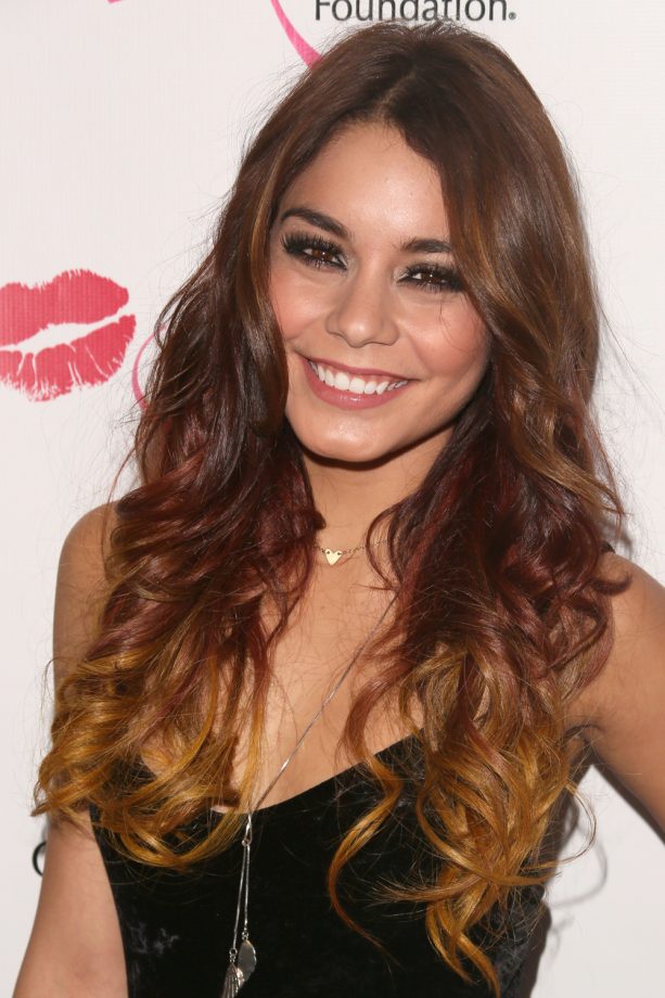 Vanessa Hudgens Tries A Honeyed Dip Dye