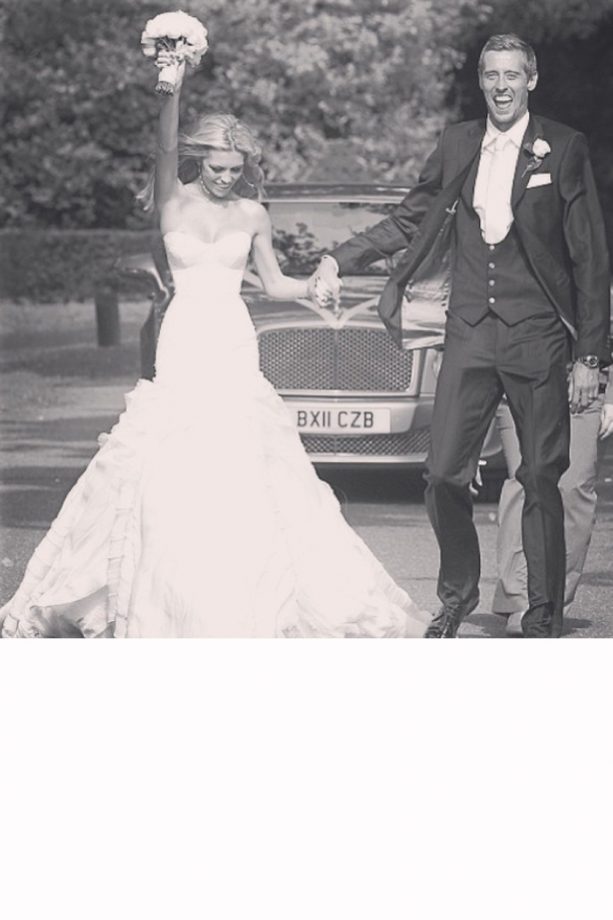 Abbey Clancy Shares A Throwback Pic Of Her Giles Wedding Dress, 2015