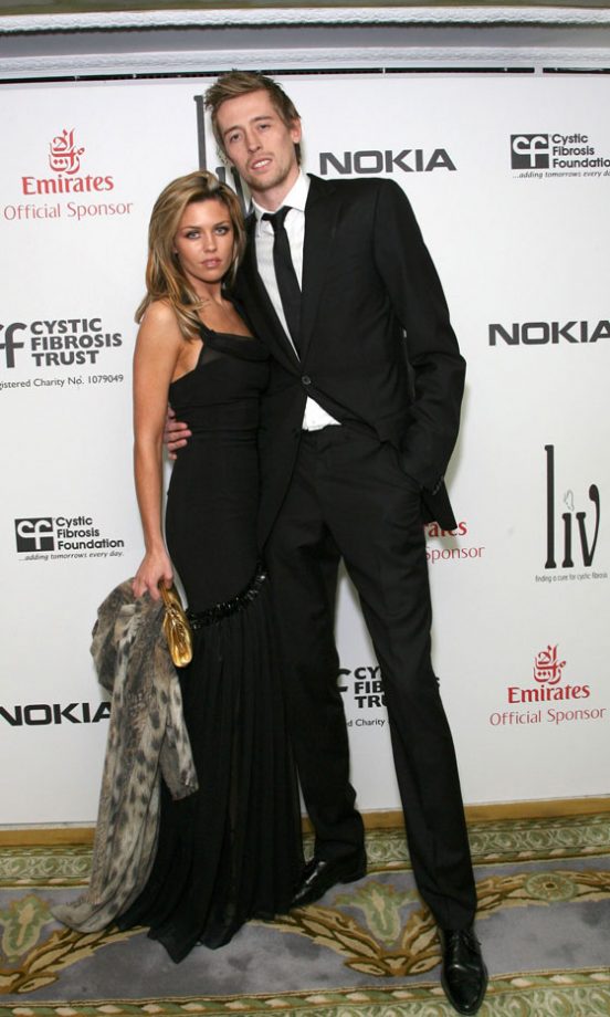Abbey Clancy With Husband-To-Be Peter Crouch In London For A Cystic Fibrosis Charity Event, 2008
