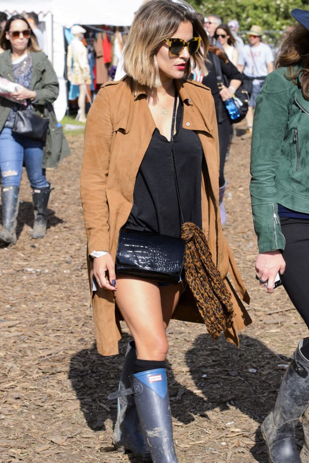 Caroline Flack At Glastonbury Festival, 2015