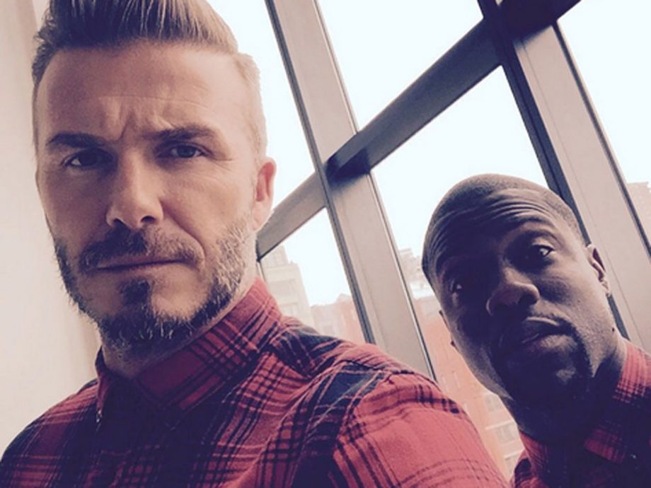 David Beckham Teams With Kevin Hart For H&M, 2015