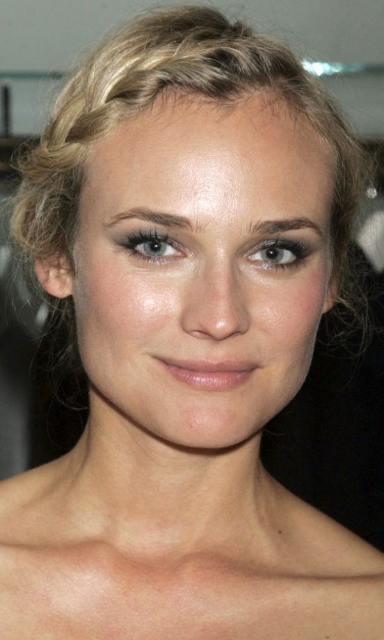 Diane Kruger Wearing A French Braided Hairstyle, 2007
