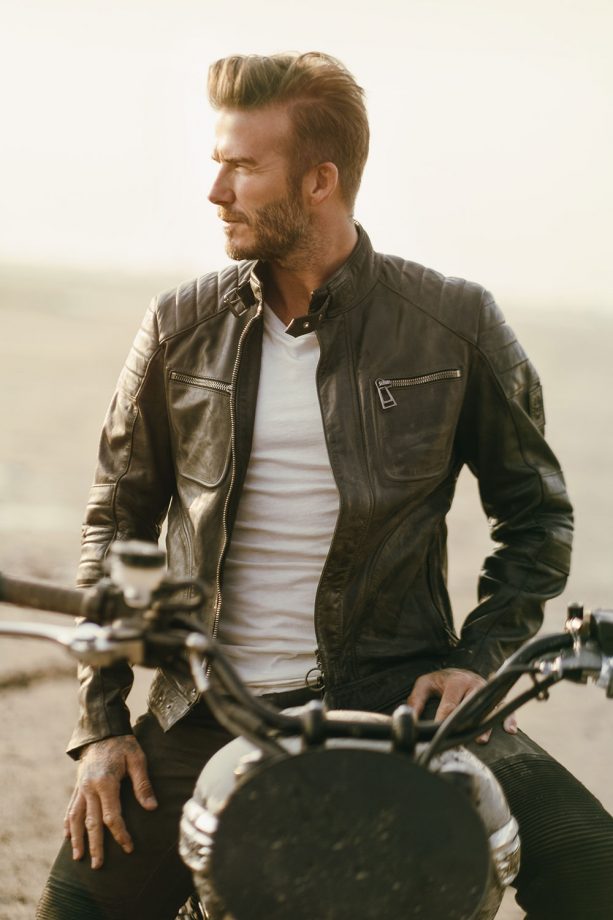 David Beckham Showcases His Latest Collaboration With Belstaff, 2015