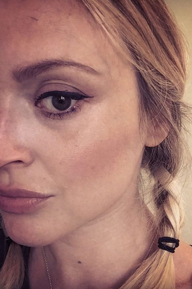 Fearne Cotton Ties Her Lob Into Cute Pigtails, 2015