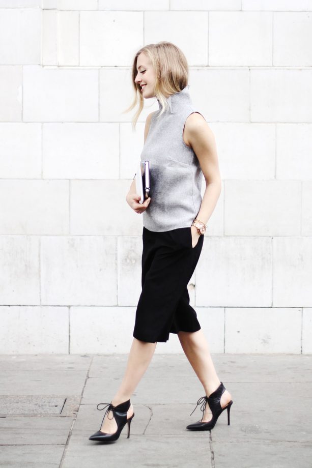 Sarah Mikaela In Her London Fashion Week Look, 2015