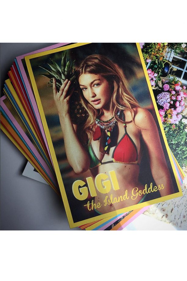Gigi Hadid Instagrams The Line Up Postcards Of Tommy Hilfiger