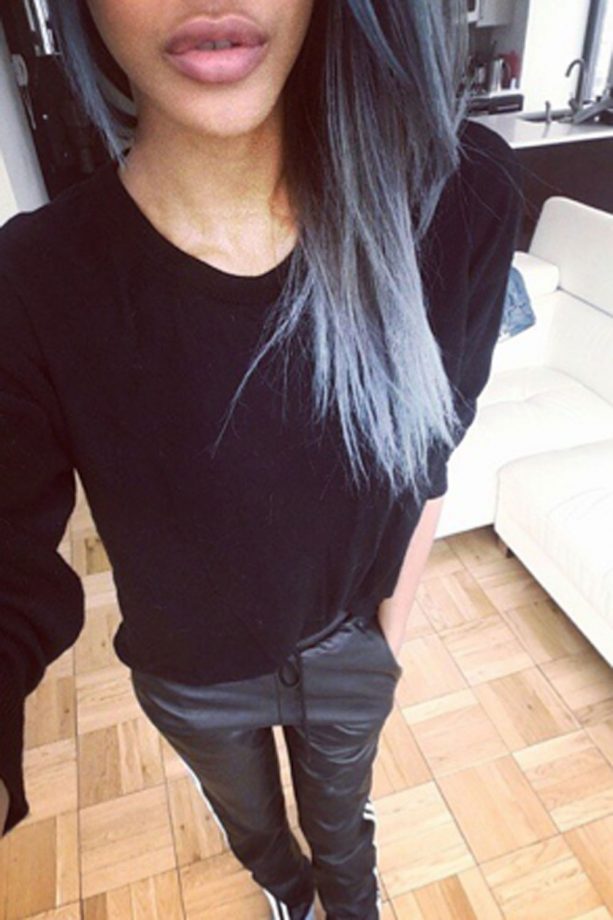 Jourdan Dunn Unveils Her New Grey Locks On Instagram, 2015